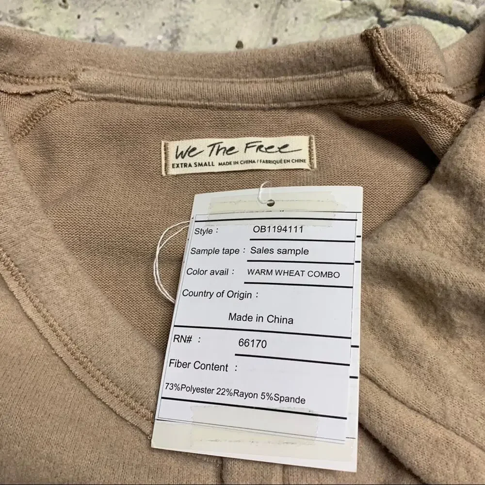 NEW Free People Run To You Top- Sample